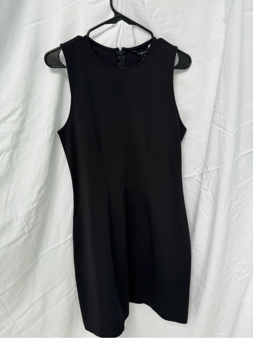 Classic Black Sleeveless Shift Dress